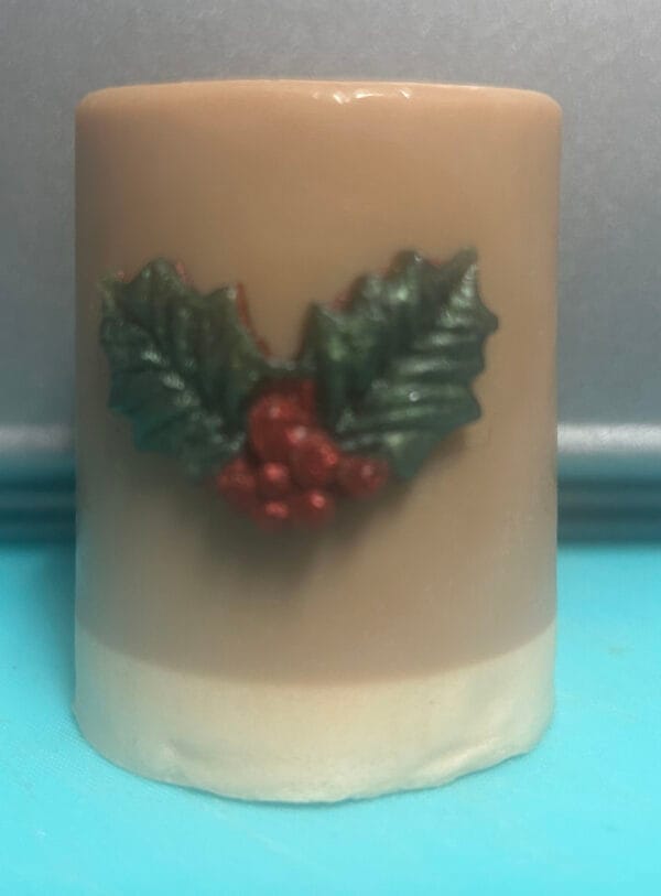 egg nog scented soap in a small shot glass